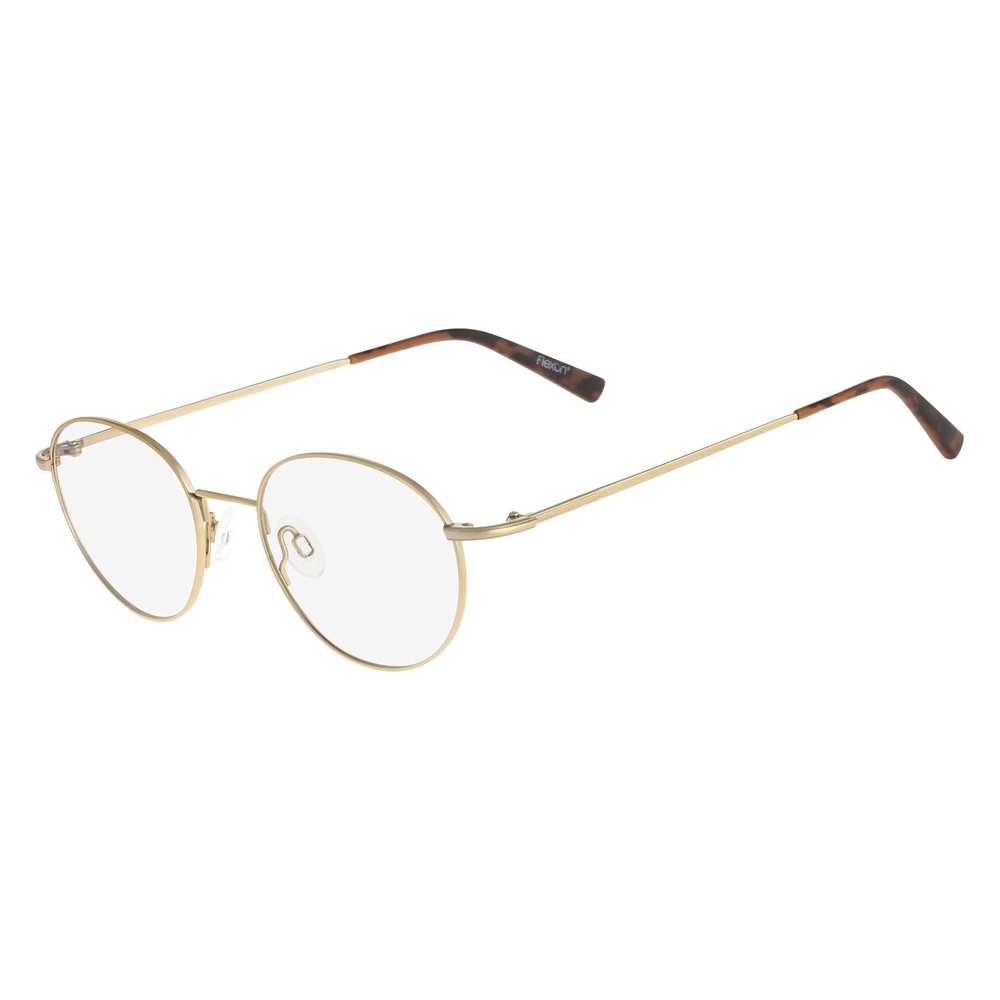 Flexon EDISON 600 Eyeglasses 710 Light Gold 47mm